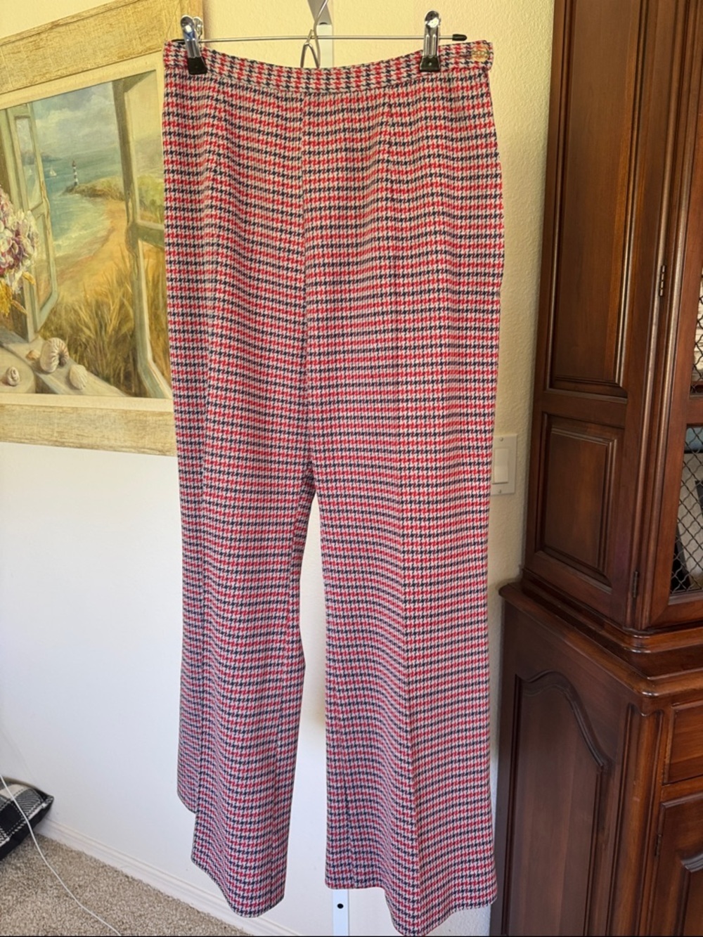 Vintage plaid handmade pants - EUC Trousers